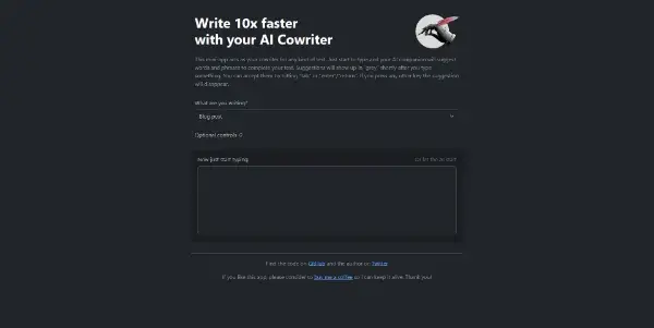 AI Cowriter