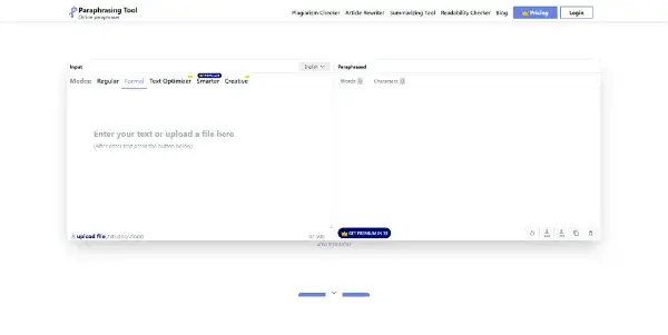 AI Paraphrasing Tool