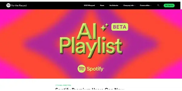 AI Playlists by Spotify