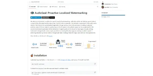 AudioSeal by Meta AI