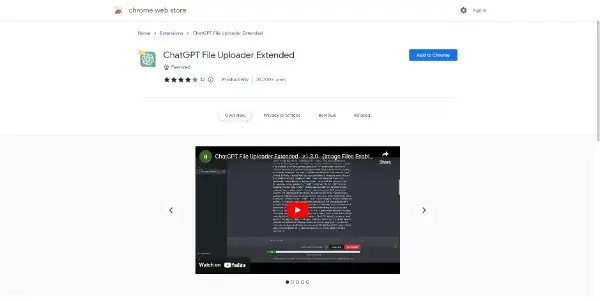 ChatGPT File Uploader
