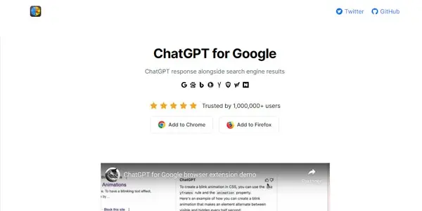 ChatGPT for Google