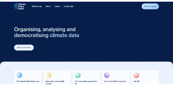Climate Policy Radar