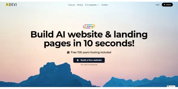 Devi AI Website Builder