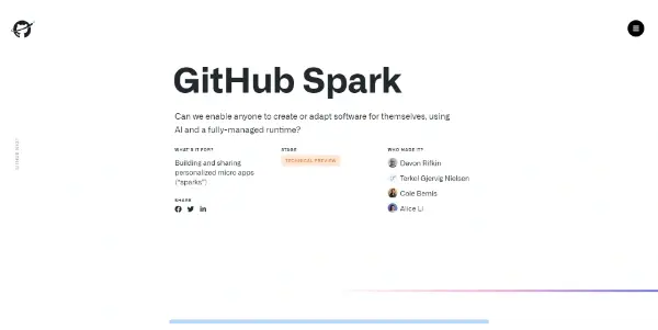 GitHub Spark