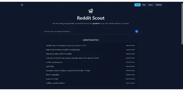 Reddit Scout AI
