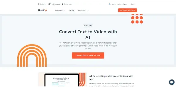Text-to-Video by HubSpot