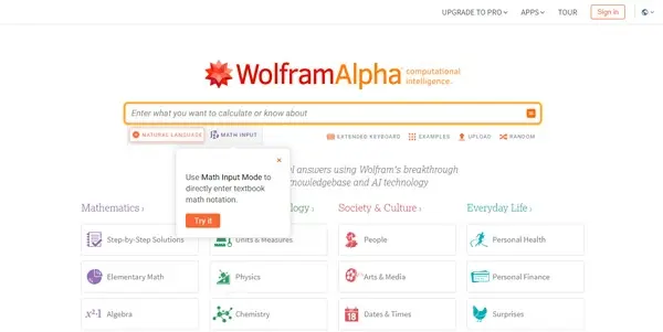 WolframAlpha